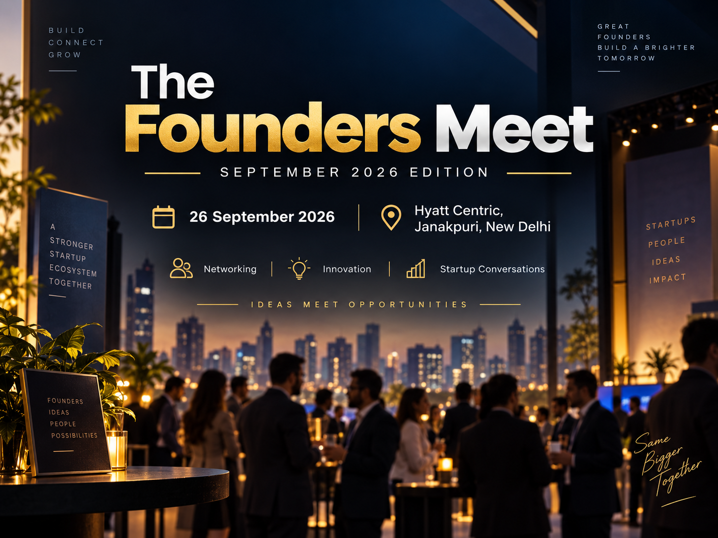 The Founders Meet - September 2026 Edition in hyatt centric